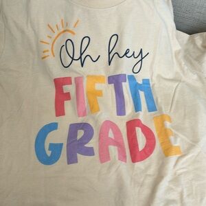 Oh hey, 5th grade shirt